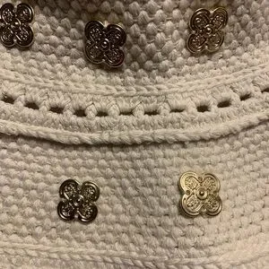 Sandro | Accessories | Nwt Sandro Crochet Cream Bucket Hat  display picture 1